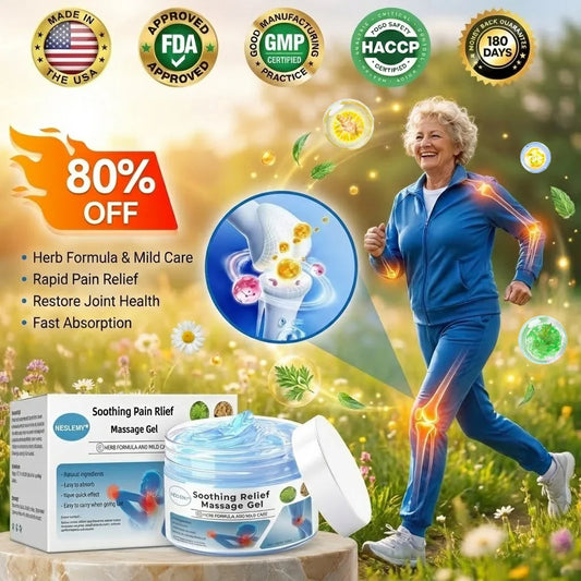 🔥Sofortige Schmerzlinderung🔥NESLEMY® Gelenkschmerz-Gel – Natürliche Kräutersalbe für Ihr Wohlbefinden