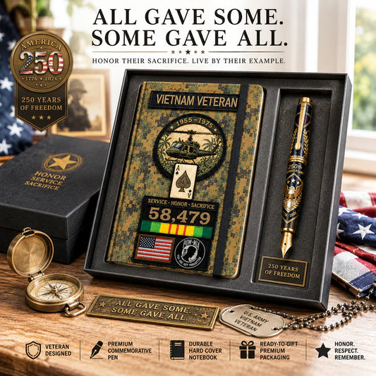 🔥LETZTER TAG 50 % RABATT - 🎖️Vietnam Veteran Taktisches Notizbuch