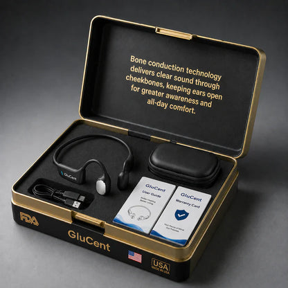 🌎Ends Today: 83% OFF!⏰🏆GluCent® Bone Conduction Smart Hearing Headphones （Mayo Clinic Recommended）