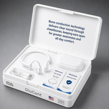 🌎Ends Today: 83% OFF!⏰🏆GluCent® Bone Conduction Smart Hearing Headphones （Mayo Clinic Recommended）